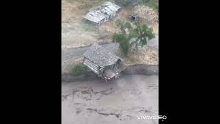 Chilcotin River Washes Away Structure as Landslide is Breached [upl. by Margarette]