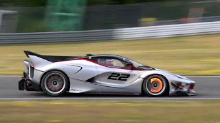 Ferrari F1 FXXK Evo 599XX Evo FXX Brutal Downshifts amp glowing brakes [upl. by Keare]