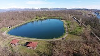 Vista aerea del Lago Mallone di Gattinara [upl. by Winnie]