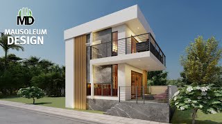 Mausoleum Design  2 Storey with Deck 9x6M  EP112 [upl. by Nyl]