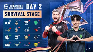 EN 2024 PMGC League  Survival Stage Day 2  PUBG MOBILE Global Championship [upl. by Ecnerolf]