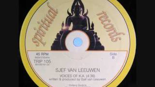 Sjef Van Leeuwen Voices Of K A [upl. by Osric]