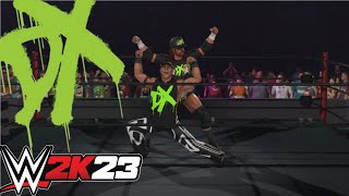 DGeneration X  WWE 2k23 Tag Team Entrance [upl. by Ennoryt]