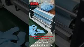 Automatic Adhesive Glue Coating Machine  Glue Coating Machine  Adhesive Application [upl. by Cherrita765]