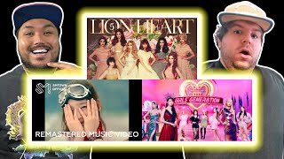 Erics FIRST TIME REACTION to Girls Generation  Into The New World  Lion Heart  FOREVER 1 MVs [upl. by Aicac988]