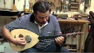 Alexandros Kapsokavadis playing steel string lavta of Dimitris Rapakousios [upl. by Lidah]