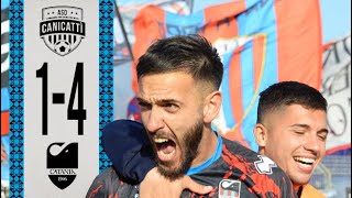 Canicattì 14 Catania  Highlights  Serie D Girone I 202223 [upl. by Meli]