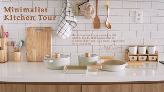 Minimalist kitchen tour [upl. by Enohpets]