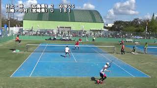 【好プレー集】2018 福井国体ソフトテニス競技 成年男子 準決勝13 広島県（村上・林）vs宮崎県（川﨑・中村） [upl. by Tnecnev980]