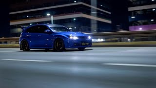 Night City Run  Subaru WRX STI [upl. by Atteuqcaj]