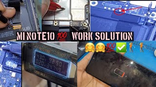 mi Note10 Note 10 pro Charging Problem solution  5v Line Properly Not Work Fix [upl. by Luap]