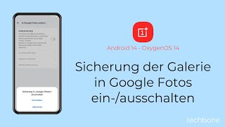 Sicherung der Galerie in Google Fotos einausschalten  OnePlus Android 14  OxygenOS 14 [upl. by Amersham]