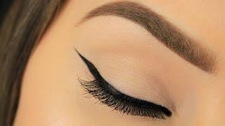 How To Perfect Winged Eyeliner  Beginners Tips amp Tricks [upl. by Elak]