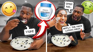 ACCIDENTALLY MAKING MY FIANCE EAT LOTION PRANK [upl. by Iznekcam222]