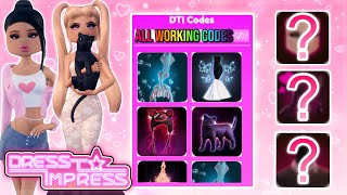 UPDATED ALL 20 WORKING DRESS TO IMPRESS CODES  6 NEW CODES  Roblox Dress to Impress [upl. by Onaivatco]