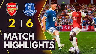 FC 24  Highlights Arsenal vs Everton🔥 Gunners are helpless  Premier League 2324 [upl. by Stroud]