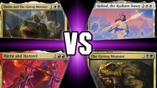 Heliod Vs The Gitrog Vs Thalis amp Gitrog Vs Djeru amp Hazoret  EDH  Magic Commander Gameplay [upl. by Eledoya]