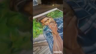 Annadurai Vijay Antony drawing shorts krithik art world viral trending [upl. by Boggers]