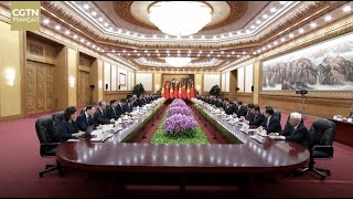 Xi Jinping sentretient avec le secrétaire général du Comité central du PCV et président vietnamien [upl. by Ddahc]