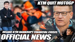 INSANE KTM BANKRUPT Quit MotoGP Honda Team HAPPY Marc Marquez INSANE SALARY Huge WEALTH [upl. by Marcello545]