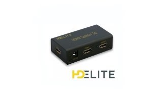 HDElite® HDMI Splitter 1 auf 2 fach  Generation III Unboxing [upl. by Neitsirk]