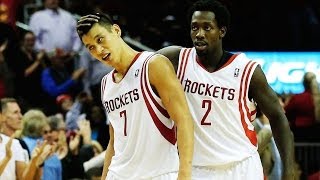 Jeremy Lin 林書豪 2014 03 09火箭vs拓荒者 Rockets vs Blazers [upl. by Ayel528]