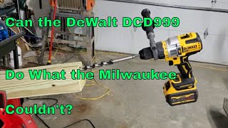 Can the Dewalt DCD999 do what the Milwaukee 280420 couldnt and beat the corded Metabo [upl. by Nylyram]