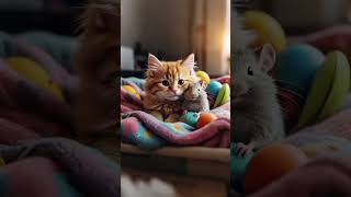 Do not miss the end cat animals mouse moodoff last happymood relaxingasmr subscribe [upl. by Ginzburg867]