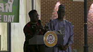 Hempstead Town Hosts Nigerian Flag Raising [upl. by Giana991]