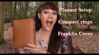 Planner Setup Franklin Covey Compact [upl. by Cherish550]