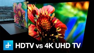 4K UHD TV vs 1080p HDTV  Side by Side Comparison [upl. by Niwled]