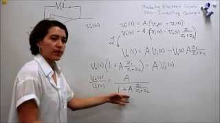 Intro to Control  31 NonInverting OpAmp Transfer Function [upl. by Nuri]