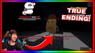 KREEKCRAFT REACTS TO THE PIGGY CHAPTER 12 TRUE ENDING HOW TO GET TRUE ENDING  SECRET SKIN ROBLOX [upl. by Eenahpets794]