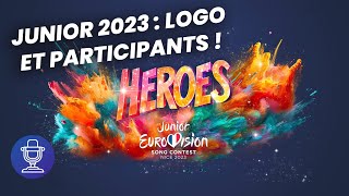 On connaît le logo et les participants de lEurovision Junior 2023 [upl. by Ayokal]