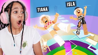 Tiana VS Isla  Roblox Tower Of Hell [upl. by Ramuk]