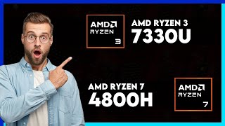 AMD Ryzen 3 7330U vs AMD Ryzen 7 4800H Comparison [upl. by Hole717]