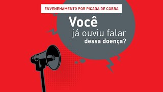 Envenenamento por picada de cobra você já ouviu falar dessa doença [upl. by Fini]