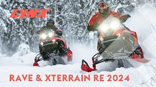 2024 Lynx Trail amp Crossover Snowmobiles  Rave amp Xterrain [upl. by Stoeber]