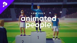 Low Poly Animated People [upl. by Nayr918]