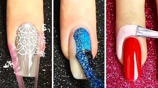 BEST NAIL ART DESIGNS  NAIL ART STAMPING [upl. by Esiahc254]