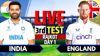 India vs England 3rd Test  India vs England Live  IND vs ENG Live Score amp Commentary Session 2 [upl. by Bartram849]