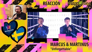 REACCIÓN  MARCUS amp MARTINUS  quotUnforgettablequot  MELODIFESTIVALEN 2024 [upl. by Hebner]