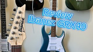 Review Guitarra Ibanez Gio GRX40 [upl. by Osithe40]