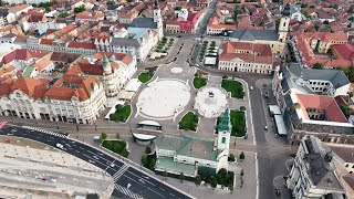 ORADEA  ROMANIA 2024  quot UNION SQUAREquot quotCITY HALLquot quotQUEEN MARIA THEATERquot [upl. by Alroi]