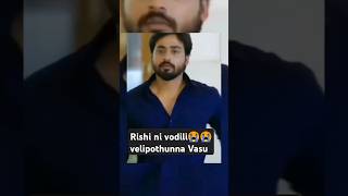 Rishi ni vodili velipothunna Vasu 😭 [upl. by Gurolinick]