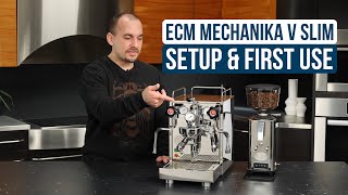 ECM Mechanika V Slim Initial Setup and First Use [upl. by Eetak]