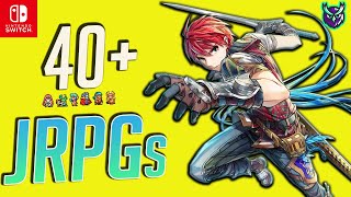 TOP 40 JRPG Games on Nintendo Switch [upl. by Enileoj]