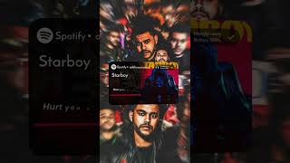 Starboy Song Spotify Lyrics Edit Status  The Weeknd  Starboy Spotify Card Lyrics Aesthetic Status [upl. by Oab]