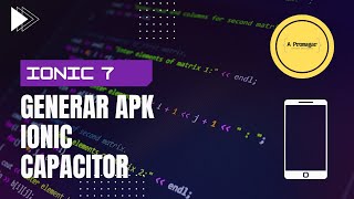 PASO A PASO Generar apk IONIC CAPACITOR sin necesidad de Android Studio IONIC Tutorial [upl. by Follansbee978]