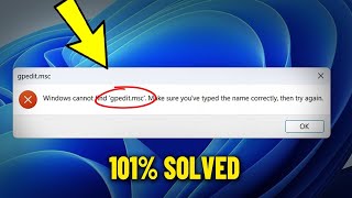 How to Install quotgpeditmscquot on Home Edition of Windows 11  10  Fix Windows Cannot Find Gpedit ✅ [upl. by Desdamona]